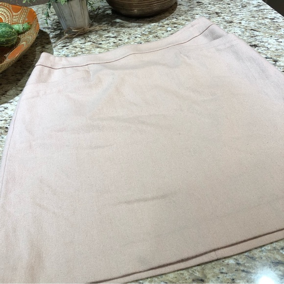Ann TaylorWool Blend Tan A-line Skirt 8 - Picture 3 of 8